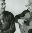 Luis Agujeta Y Gilles Larrain a la guitarra. Gilles Larrain Studio, NYC, 2003