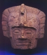 Warrior Head - Maya, Stone, Late Classic