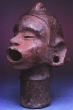 Head of Xipi Totec - Aztec, Ceramic, Late post-Classic