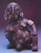 Sick Woman - Shaft Tomb Culture, Ceramic, Proto-Classic