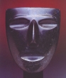 Mask - Aztec, Obsidian, Late Post-Classic