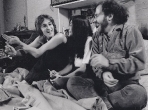 John Lennon, Yoko Ono and Jerry Rubin, New York, 1972