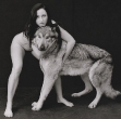 Nude with Wolf